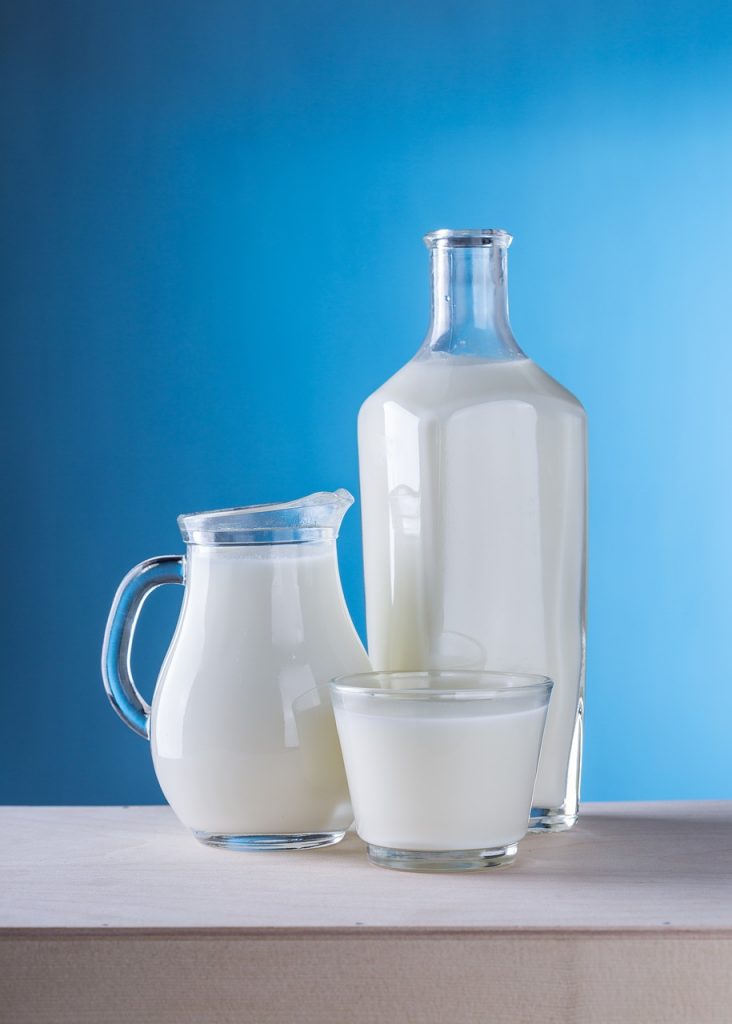 milk, dairy products, pitcher